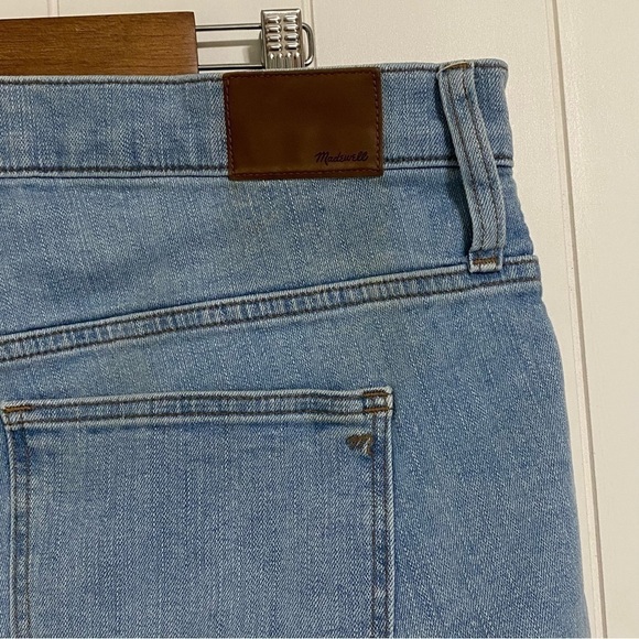 MADEWELL Button Fly 9” High Rise Skinny Ankle Jeans size 34 - Picture 3 of 10